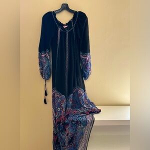 RARE Calypso fun Boho/Chic Aesthetic Maxi dress
